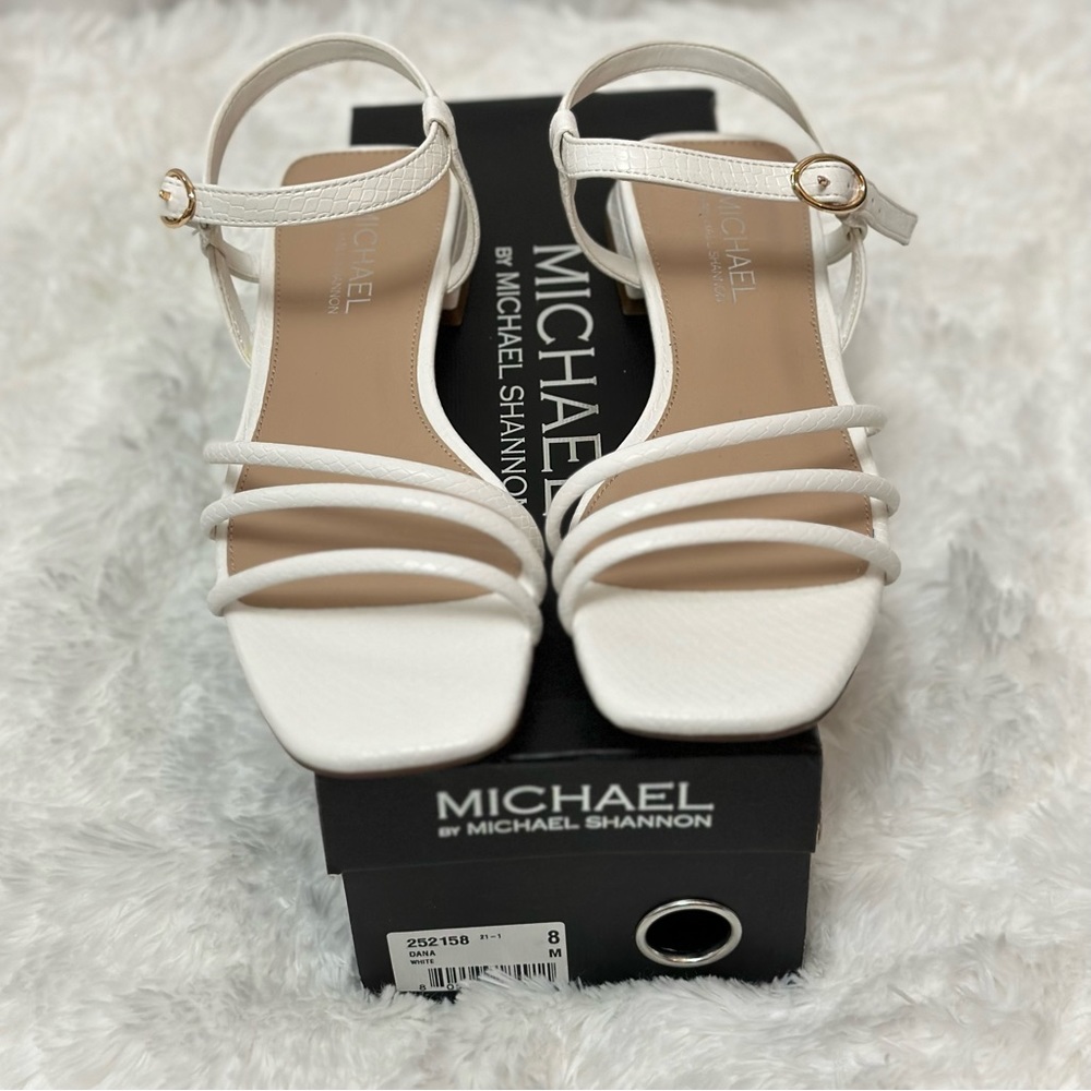 Michael Shannon White Sandals